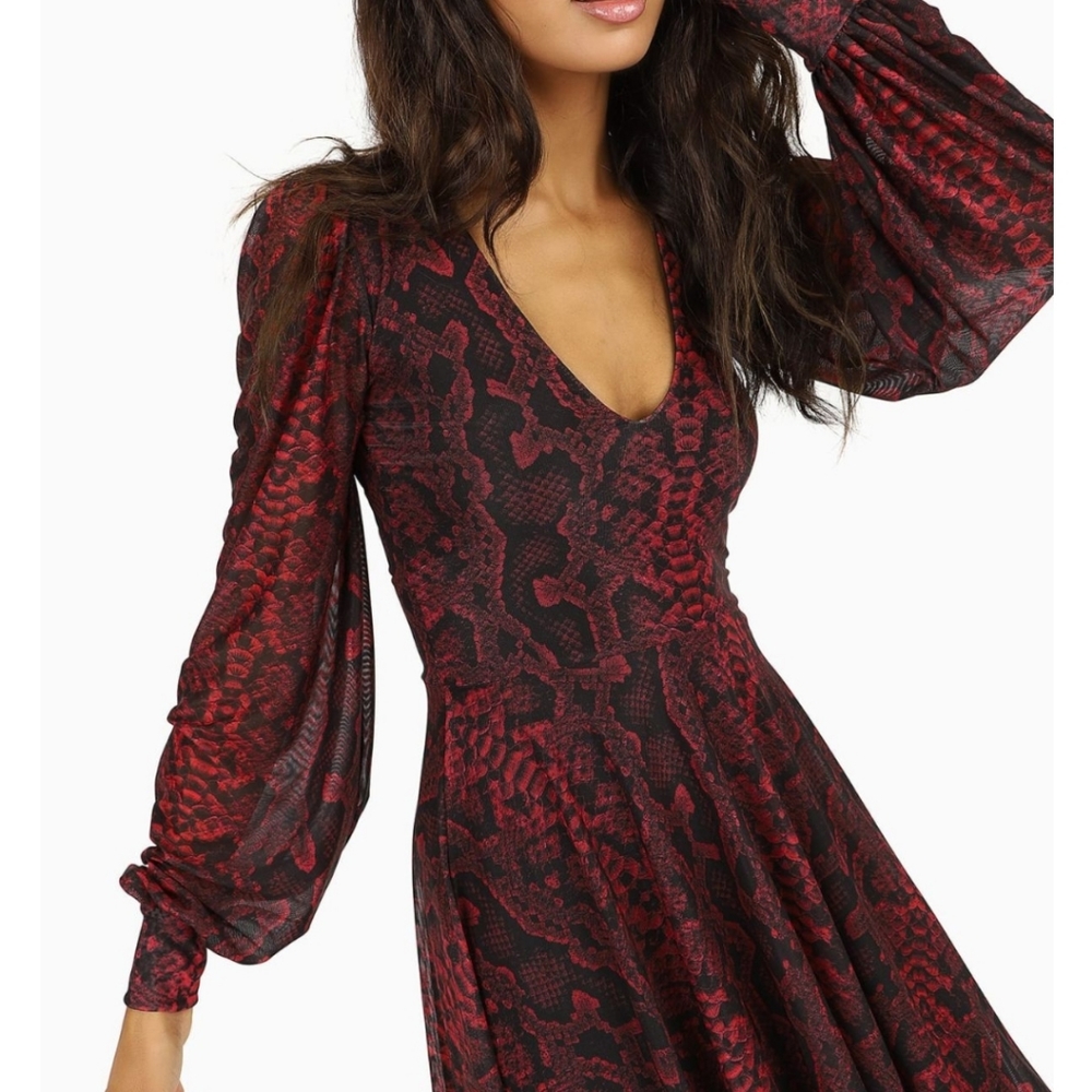 ISO Blackmilk Python Romance Dress L/XL